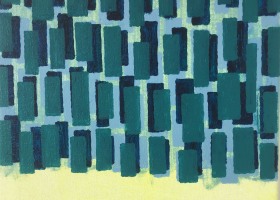 Lost in Translation no.13 2020, 22.8 x 22.8 cms, acrylic on canvas