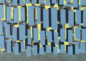 Lost in Translation no.12 2020, 22.8 x 22.8 cms, acrylic on canvas