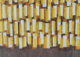 Lost in Translation no.14 2020, 22.8 x 22.8 cms, acrylic on canvas