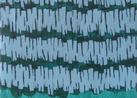 Lost in Translation no.17 2020, 22.8 x 22.8 cms, acrylic on canvas