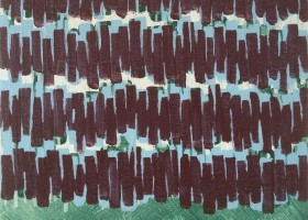 Lost in Translation no.19 2020, 22.8 x 22.8 cms, acrylic on canvas