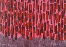 Lost in Translation no.21, 2020, 22.8 x 22.8 cms, acrylic on canvas