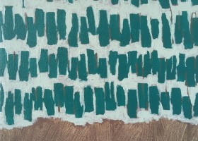 Lost in Translation no.24, 2020, 22.8 x 22.8 cms, acrylic on canvas