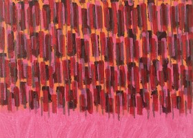 Lost in Translation no.25, 2020, 22.8 x 22.8 cms, acrylic on canvas