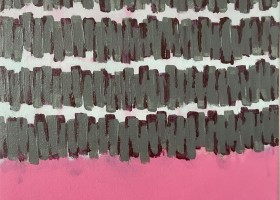 Lost in Translation no.26, 2020, 22.8 x 22.8 cms, acrylic on canvas