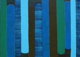 Arrangement no 3, 2007. 173 x 188cms. Acrylic on cotton duck