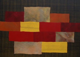 Arrangement no 37, 2008. 152 x 198cms. Acrylic on cotton duck