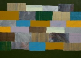 Arrangement no 41, 2008. 152 x 198cms. Acrylic on cotton duck