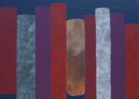 Arrangement no 9, 2007. 173 x 188cms. Acrylic on cotton duck